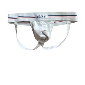 Mens Coyote Jock Strap, White, Medium